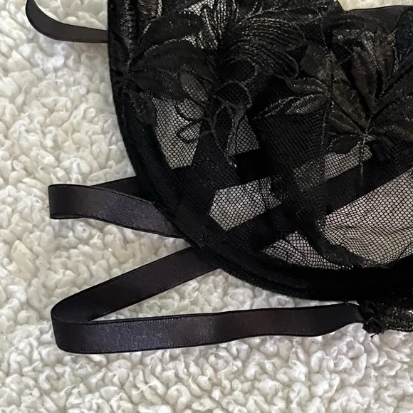 Sold- Bluebella for Victoria Secret Madeleine Black Underwire Bra - Picture 7 of 12